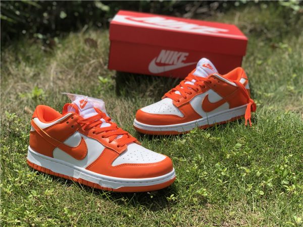 2020 Nike Dunk Low Syracuse White Orange Blaze CU1726-101-3