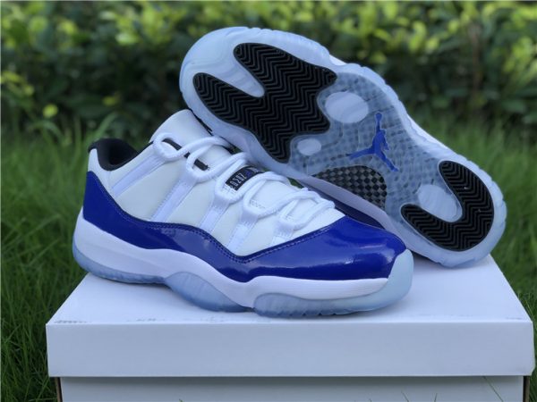 Air Jordan 11 Low Concord White Black For Sale AH7860-100