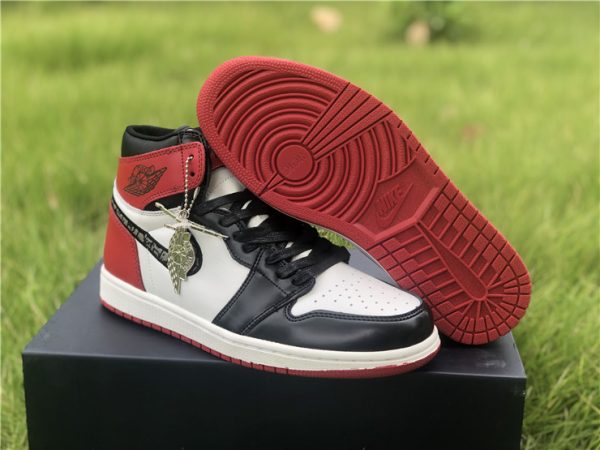 Dior x Air Jordan 1 High White Black Red Mens Sneakers