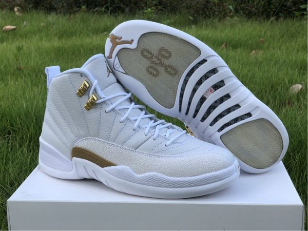 Air Jordan 12s OVO White Metallic Gold In Stock 873864-102