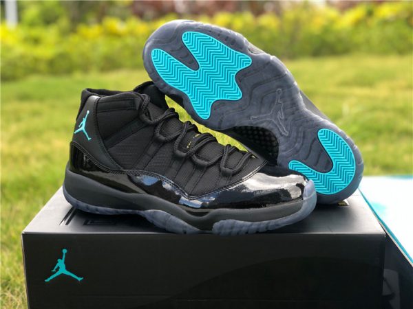 2020 Air Jordan 11 Retro Gamma Blue Black-Varsity Maize For Sale 378037-006