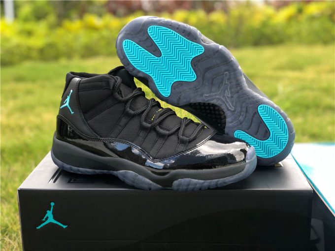 2020 Air Jordan 11 Retro Gamma Blue Black-Varsity Maize For Sale 378037-006