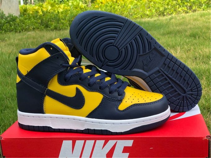 2020 Cheap Nike Dunk High Michigan To Buy CZ8149-700