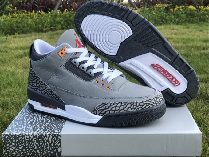 2021 Latest Air Jordan 3 Cool Grey For Sale CT8532-012