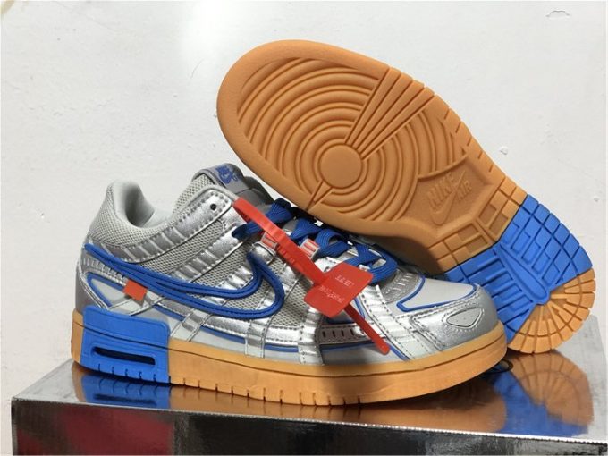 Off White x Nike Air Rubber Dunks University Blue Online CU6015-100