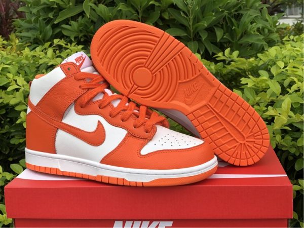 Nike Dunk High Retro QS Syracuse White Orange Outlet 850477-101