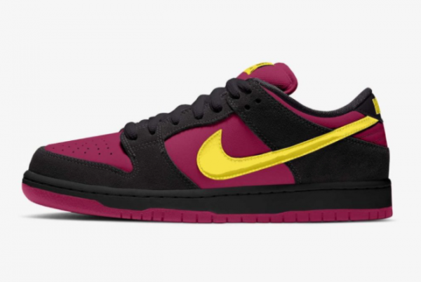 2021 Cheap Nike SB Dunk Low Red Plum For Sale BQ6817-501