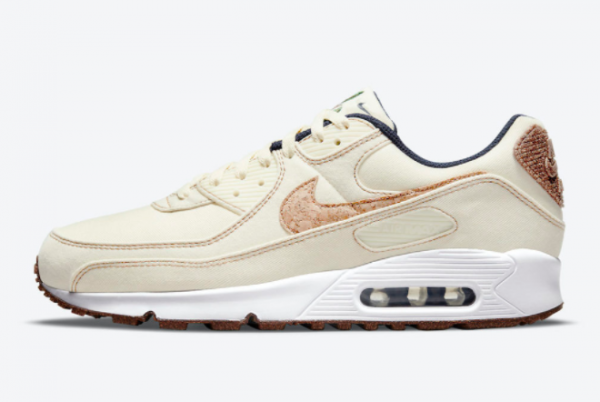 2021 Release Nike Air Max 90 Cork Shoes DD0385-100