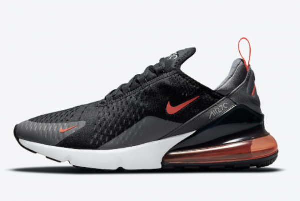 Cheap Nike Air Max 270 Black Grey-Orange Online Sale DM2462-001