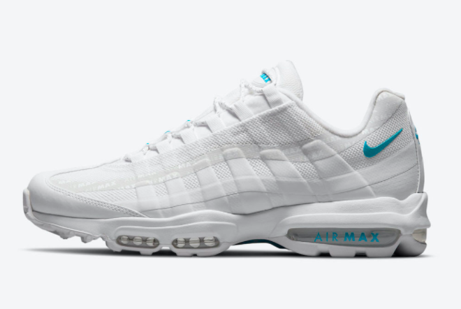 New Style Nike Air Max 95 Ultra White Laser Blue Sneaker DM2815-100