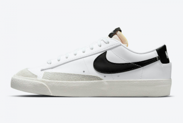 Nike Blazer Low Clean White and Black New Sale DC4769-102