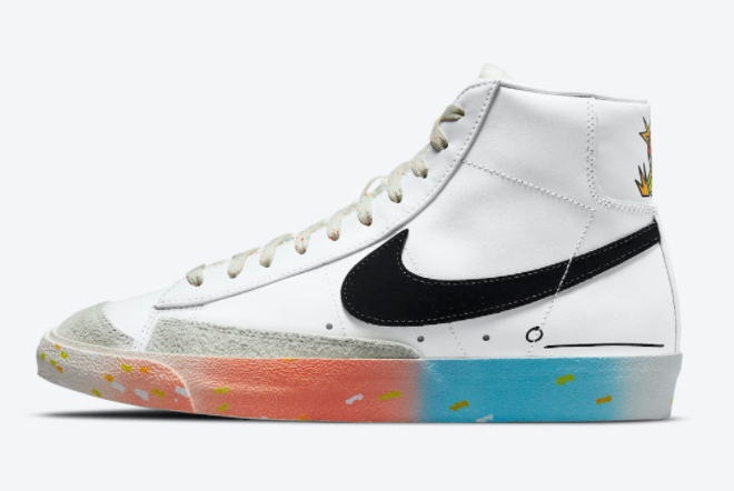 Nike Blazer Mid 77 Just Do It White Basketball Sneaker DJ4278-101