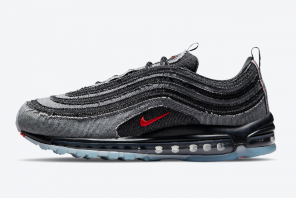 2021 Cheap Nike Air Max 97 Denim Dark Smoke Grey/Vast Grey DJ4643-070