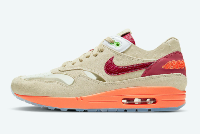 2021 Clot x Nike Air Max 1 Kiss of Death New Released DD1870-100