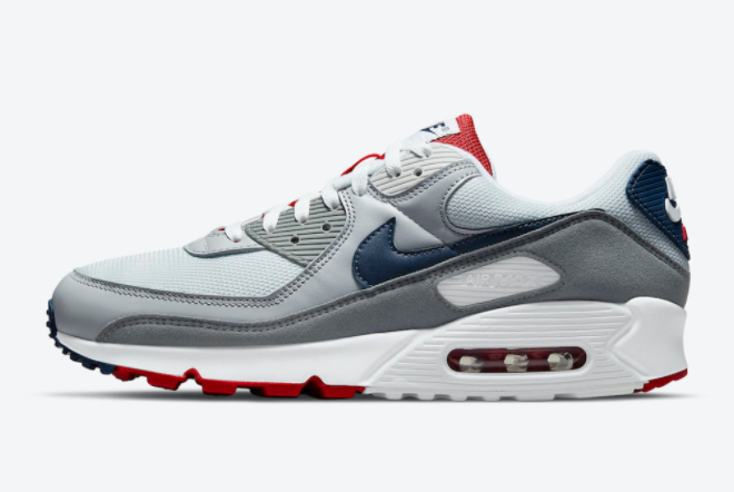 2021 Nike Air Max 90 Grey USA New Sale CZ1846-001