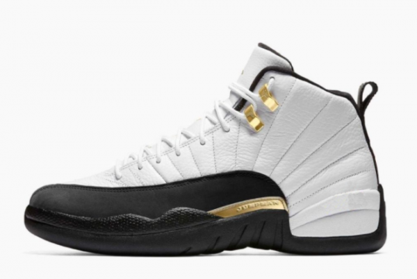 Air Jordan 12 Retro Royalty White/Black-Metallic Gold For Men CT8013-170