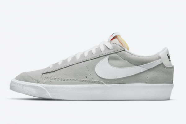 Buy Cheap Nike Blazer Low Grey Suede DA7254-002