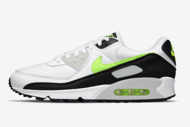 Cheap Nike Air Max 90 Hot Lime Running Shoes CZ1846-100