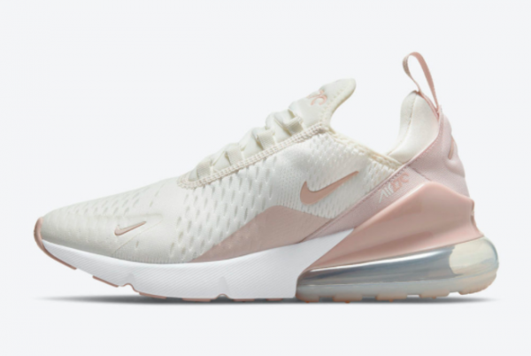 Discount Nike Air Max 270 Sail Beige Pink Trainers Shoes DM3053-100