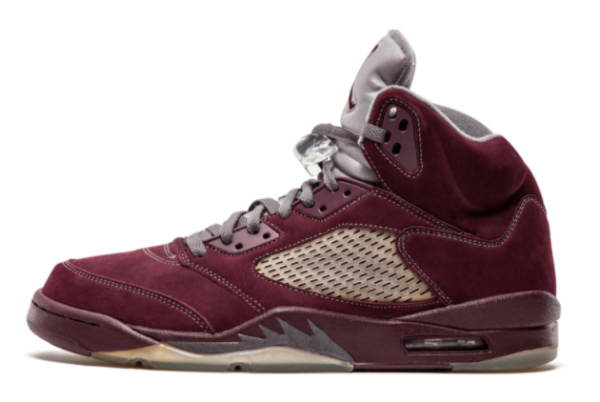 New Air Jordan 5 Retro LS Burgundy For Sale 314259-602