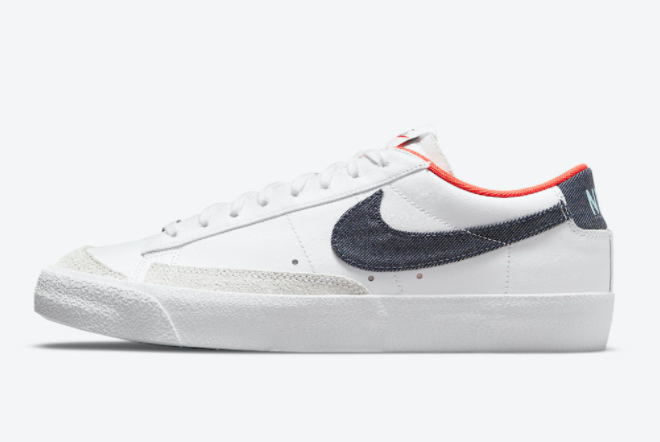 Nike Blazer Low USA Denim Training Shoes DJ6201-100