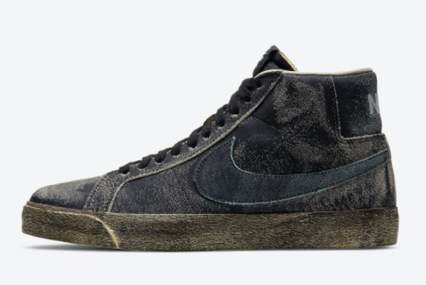 Nike SB Blazer Mid Faded Black On Sale DA1839-001