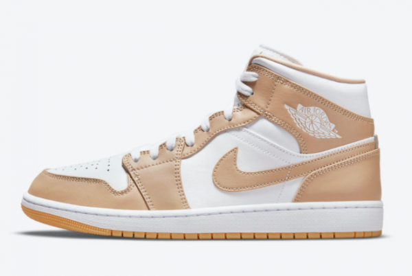 2021 Air Jordan 1 Mid Tan Gum Outlet Online 554724-271