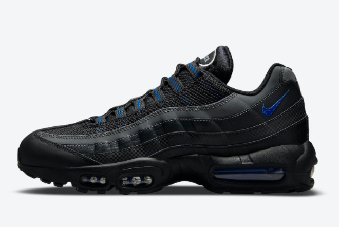 2021 Nike Air Max 95 Black Royal New Sale DM9104-001