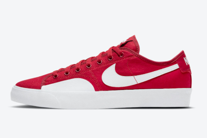 2021 Nike SB Blazer Court Gym Red Basketball Sneakers CV1658-600