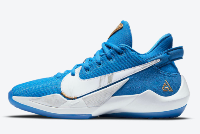 2021 Nike Zoom Freak 2 GS Signal Blue Cheap Sale CZ4177-408