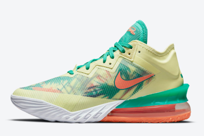 2021 Release Nike LeBron 18 Low LeBronold Palmer CV7562-300