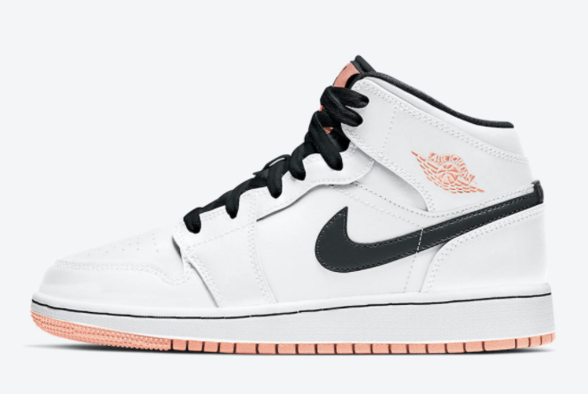 Buy Air Jordan 1 Mid GS Arctic Orange Girls Shoes 554725-180