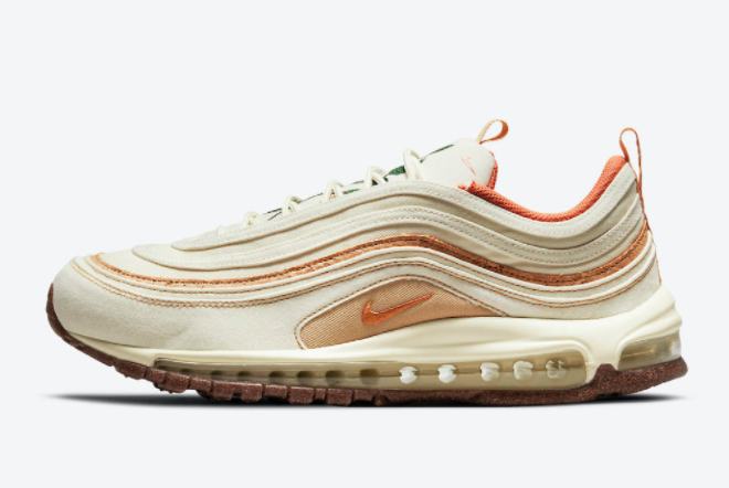 Cheap Nike Air Max 97 Cork Coconut Milk Lite Sienna-Sesame DC3986-100