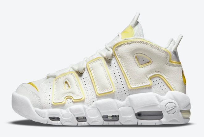 Cheap Nike Air More Uptempo Light Citron Shoes Price DM3035-100