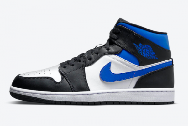 Grade School Air Jordan 1 Mid Royal 554724-140