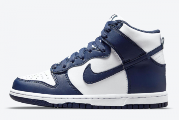 Grade School Nike Dunk High GS Navy White To Buy DB2179-104