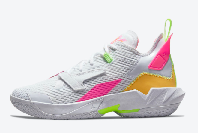 Jordan Why Not Zer0.4 White Pink-Volt-Orange Outlet Online CQ4230-102