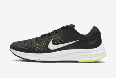 Mens Nike Air Zoom Structure 23 Black Anthracite-White CZ6720-010