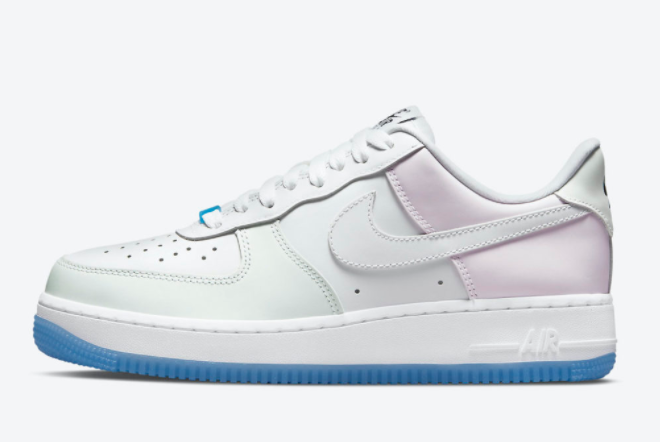 Nike Air Force 1 Low UV White/University Blue-Black On Sale DA8301-100