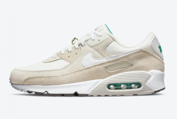 Nike Air Max 90 Sail/White-Cream-Light Bone Running Shoes DB0636-100