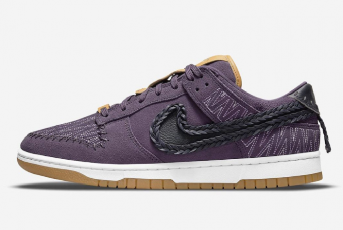 Nike Dunk Low N7 Dark Raisin Black-White Shoes For Men