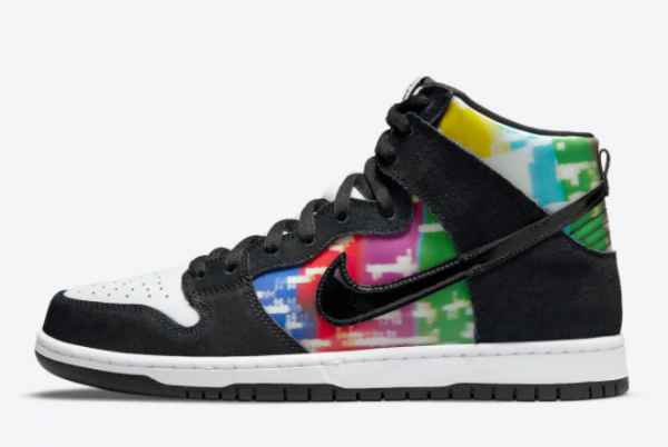 Nike SB Dunk High TV Signal Sneakers On Sale CZ2253-100