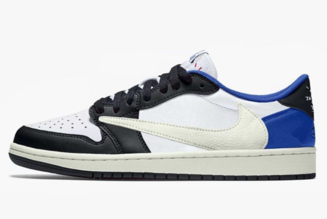 Travis Scott x Fragment x Air Jordan 1 Low OG UNC On Sale