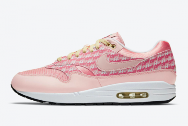 Womens Nike Air Max 1 Powerwall Pink Lemonade CJ0609-600