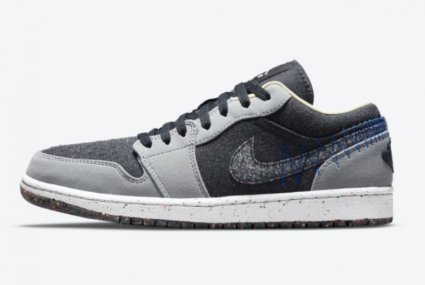 2021 Air Jordan 1 Low Crater Grey For Sale DM4657-001