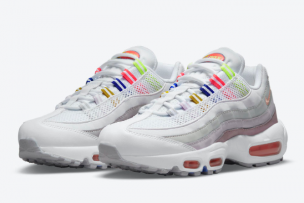 2021 Cheap Nike Air Max 95 White Multi For Sale DH5722-100-3