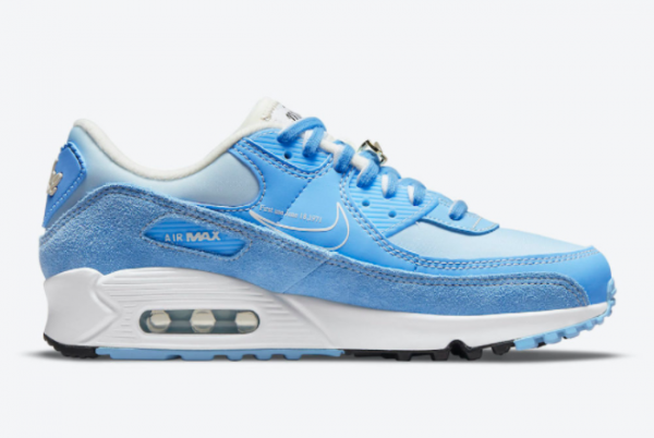 2021 Nike Air Max 90 First Use University Blue On Sale DA8709-400-1