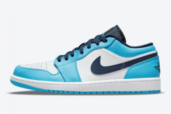 Air Jordan 1 Low UNC White University Blue Outlet 553558-144