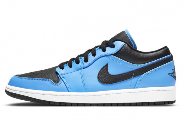 Air Jordan 1 Low University Blue/Black-White On Sale 553558-403