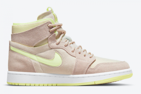 Buy Air Jordan 1 Zoom CMFT Lemon Twist Womens Shoes CT0979-200-3